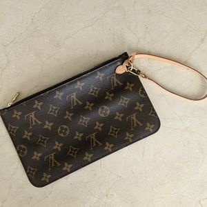 Authentic Louis Vuitton Monogram Wristlet